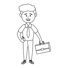 Boy kid of school design vector illustrator