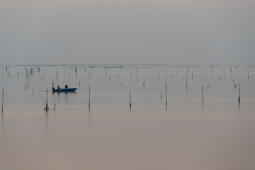Chioggia lagoon in Italy