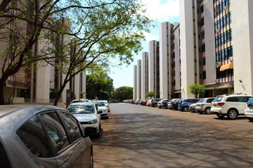 Brasilia neighboard asa norte street