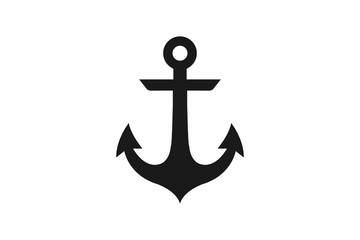 anchor silhouette icon simple element illustration can be used for mobile and web