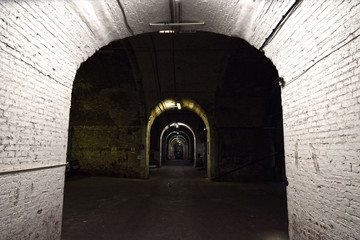 Tunnel in the parking lot