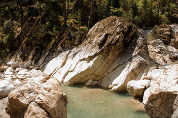 Small pond between rocks in Goynuk canyon