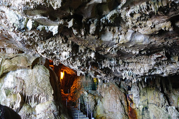 Sardinien Eingang Tropfsteinhöhle Neptunsgrotte