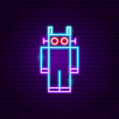 Robot Neon Label