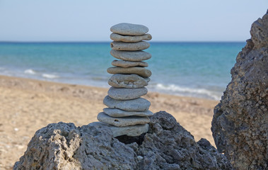 Steinmännchen am Meer