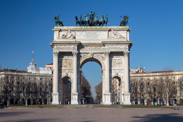 Fototapeta premium Arco della Pace - Milano, Italia