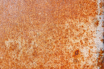 Texture of rust on iron as background.