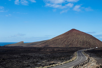 Vulcano rosso - Lanzarote, Canarie