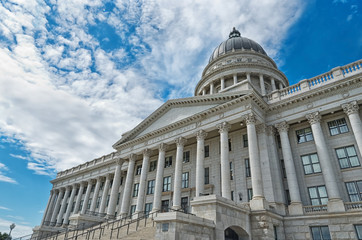 Utah State Capitol, in Salt Lake City, Utah, USA