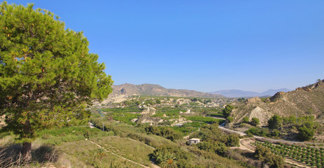 Fototapeta na wymiar Valle de Ricote, Murcia, España