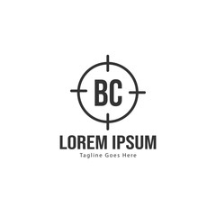 BC Letter Logo Design. Creative Modern BC Letters Icon Illustration