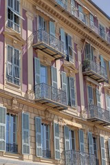 Fototapeta na wymiar Ville de Nice sous la côte d'Azur