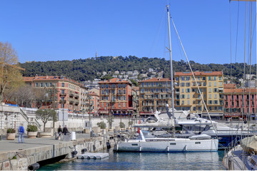 Ville de Nice sous la côte d'Azur
