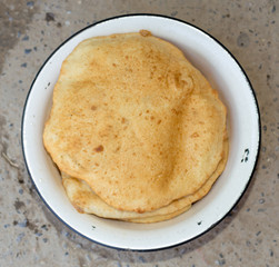 Fried puffy bread of Kazakhstan known as Baursak