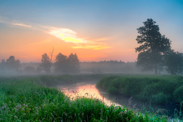 Misty morning on the river © micha