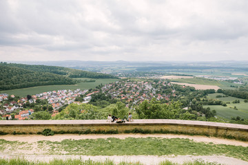 View from Burgschänke Plesse