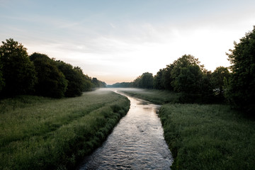 Obraz premium Foggy morning in Gottingen