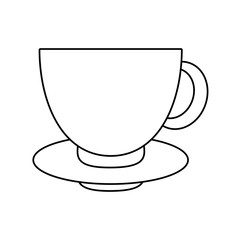 delicious cup coffee isolated icon