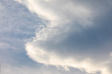 blue sky with white clouds