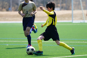 サッカー　フットボール © makieni