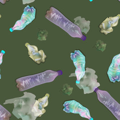 Plastic pollution pattern