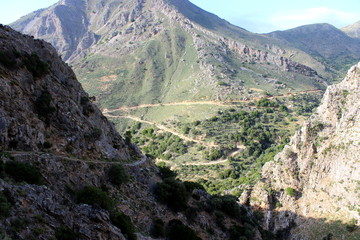 Obraz premium Kreta, Kavousi, Wanderweg