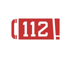 Design of 112 emergency icon