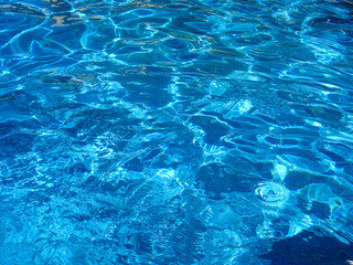 Obraz premium Wavy water on the sea surface. Perfect image for backgrounds.