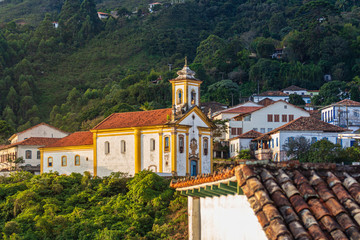 Obraz premium city ​​landscape Ouro Preto, Brazil - MG, historic Brazilian city.