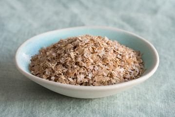 Wheat Bran in a Bowl