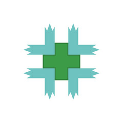 Obraz premium Medical Green Logo