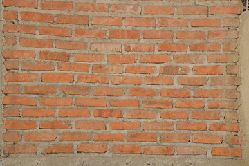 Orange Brick wall urban texture 