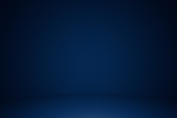 Blue room in the 3d. Background