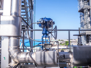 Control valve for control flow and pressure of process condition such water, steam and gas which...