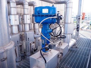 Control valve for control flow and pressure of process condition such water, steam and gas which popular apply to install in industrial, power plant, chemical, oil and gas.