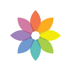 Colorful Flower Logo