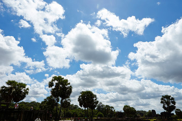 Fototapeta premium blue sky and clouds