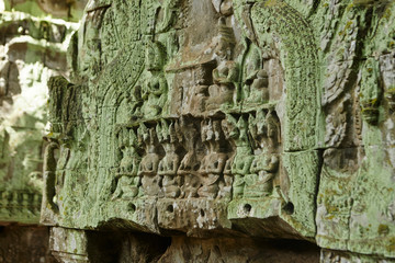 Old stone ruin historical site