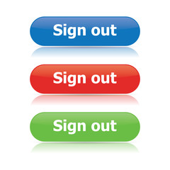 Simple Modern Sign Out Buttons