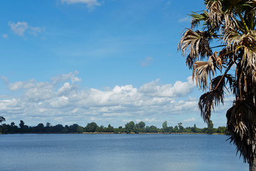 lake and blue sky
