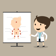 Safety education, Vector illustration, Safety and accident, Industrial safety cartoon