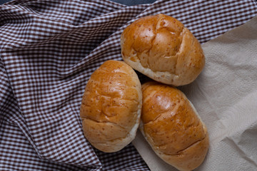 Homemade Breads on the table