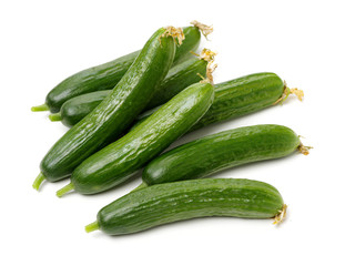 Lebanese Cucumber isolated on white background