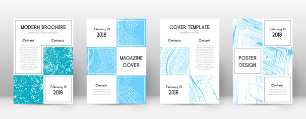 Cover page design template. Business brochure layo