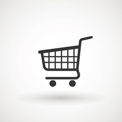 Shopping Cart Icon, flat design best vector icon.