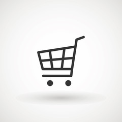 Shopping Cart Icon, flat design best vector icon.