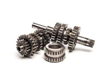 Various car parts and accessories, isolated on white background - Image