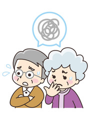 困惑するシニア世代