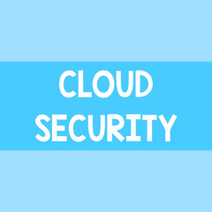 Writing note showing Cloud Security. Business photo showcasing Protect the stored information safe Controlled technology Square rectangle paper sheet loaded with full creation of pattern theme.