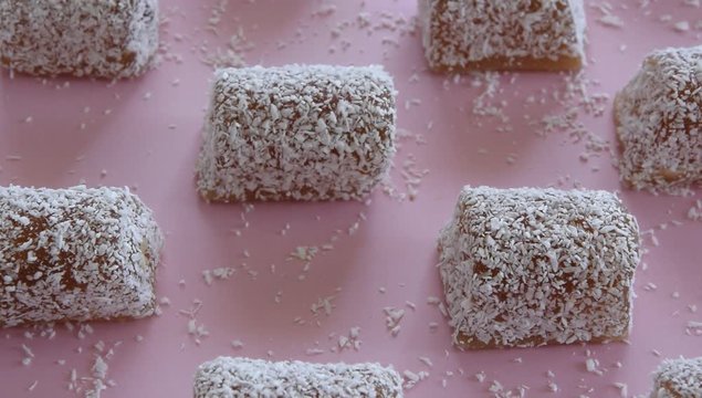 Oriental sugar delight. Still life food photography. Lokum - traditional gelatin turkish delight